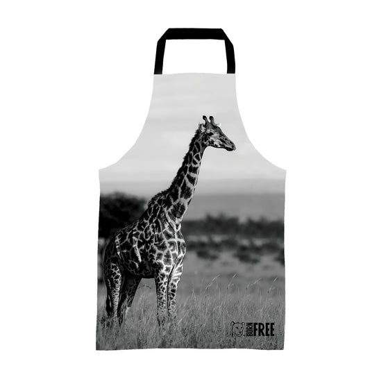 Tall Standing Giraffe Apron - Born Free Photography