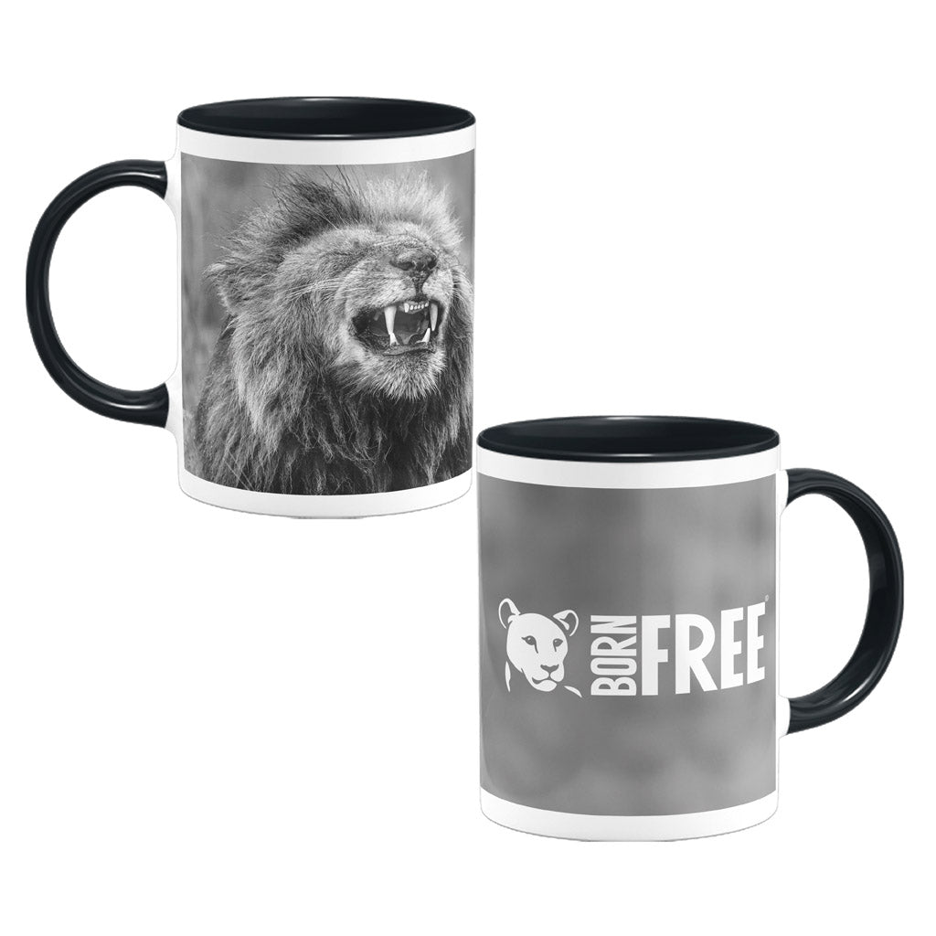 Happy Lion Mug - Born Free Photography