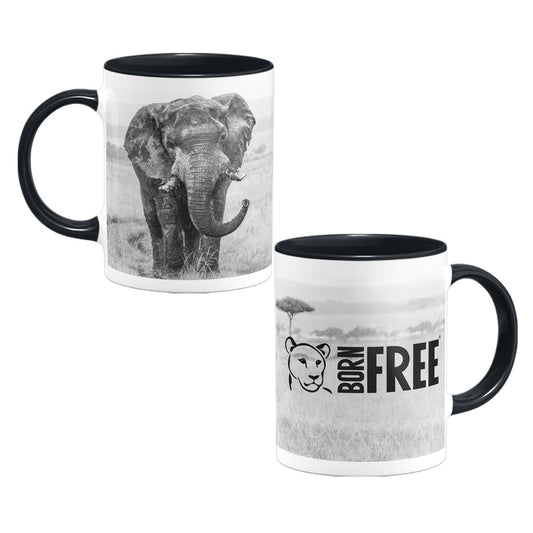 Elephant in the Wild Mug - Born Free Photography