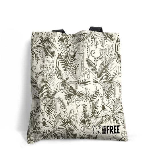 Born Free - Jungle Animals Edge-to-Edge Tote Bag