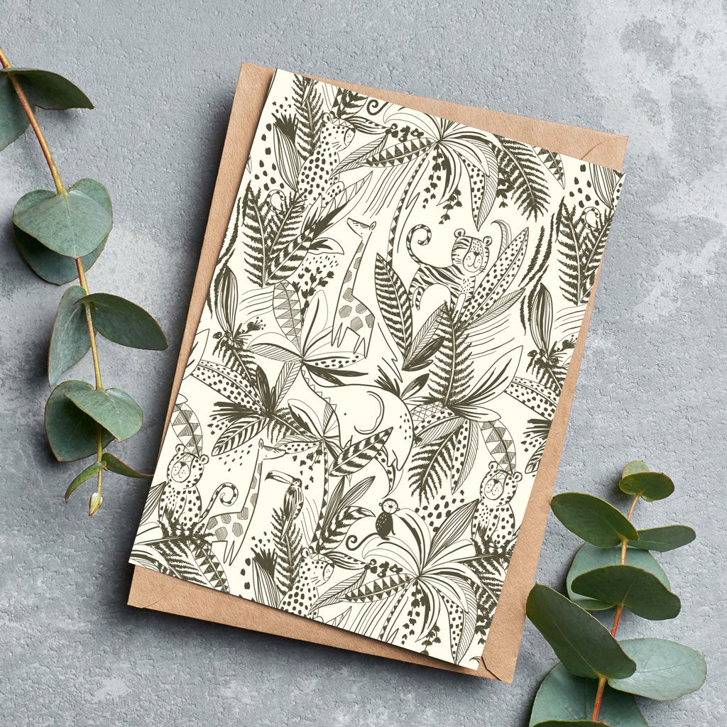 Jungle Animals Greeting Cards - Pack of 6 – Born Free Shop