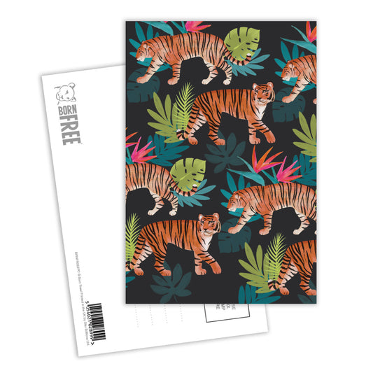 Wild & Tropical Print Postcard Pack of 8