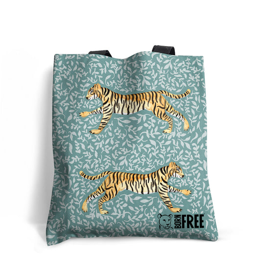 Born Free - Everyday Tiger Edge-to-Edge Tote Bag