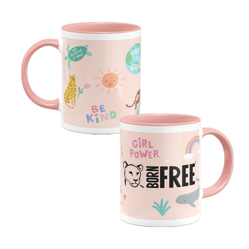 Save the Earth - Pink Coloured Insert Mug