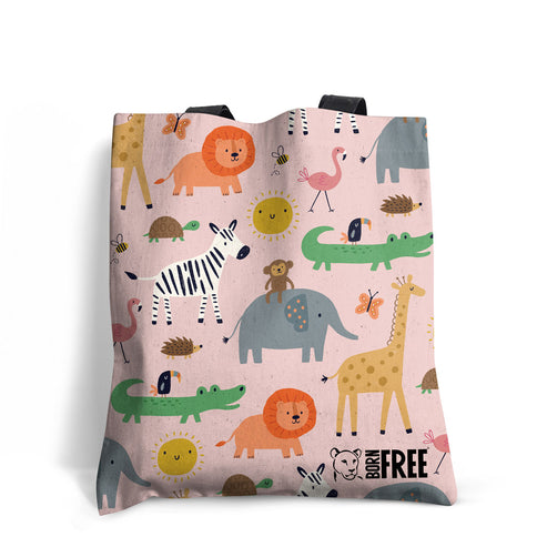 Born Free - Baby Safari Edge-to-Edge Tote Bag