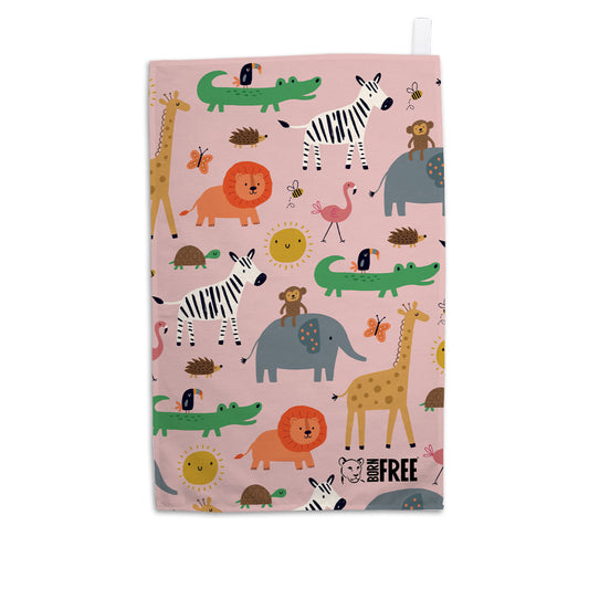 Baby Safari Tea Towel