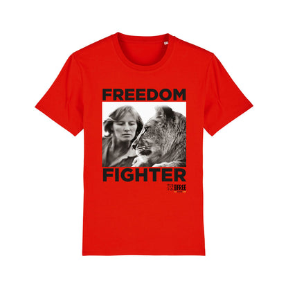 Freedom Fighter - Dame Virginia and Girl Close Up T-Shirt by Born Free