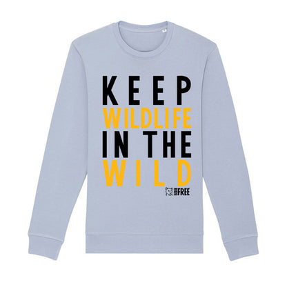 Keep Wildlife in the Wild Black Print Sweatshirt - Call To Action