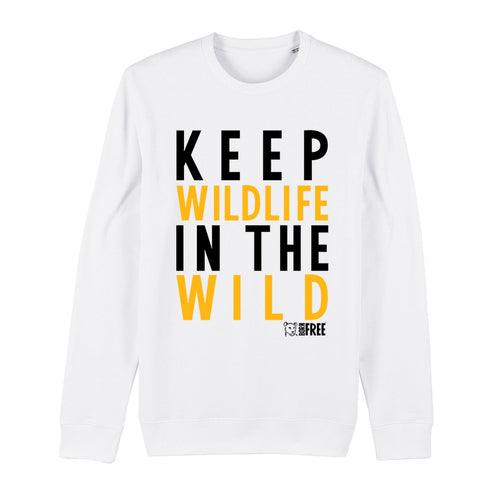 Keep Wildlife in the Wild Black Print Sweatshirt - Call To Action