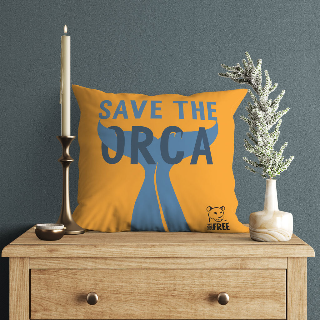 Save the Orca Organic Cushion