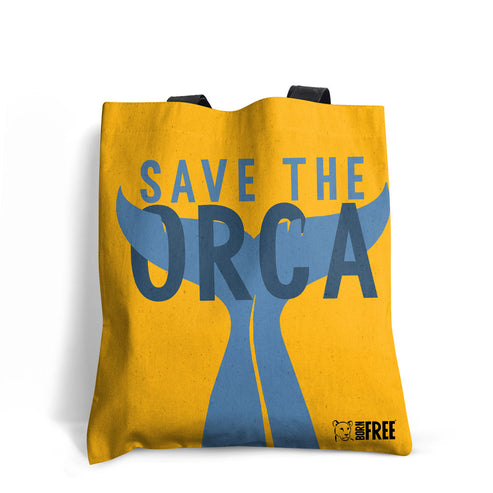 Save the Orca Tote Bag - Call to Action