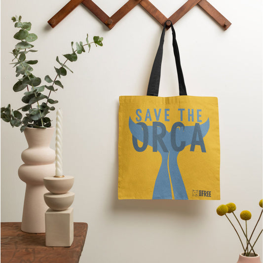 Save the Orca Tote Bag - Call to Action