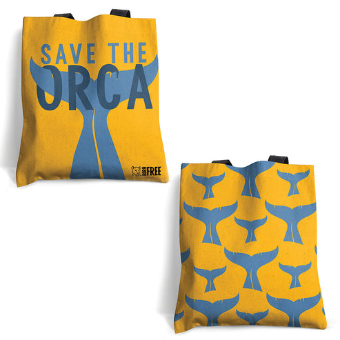 Save the Orca Edge-to-Edge Tote Bag