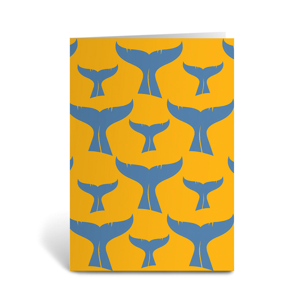 Whale Tail Repeat Greeting Cards - Pack of 6