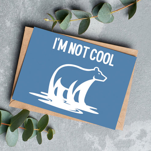 I'm Not Cool Greeting Cards - Pack of 6
