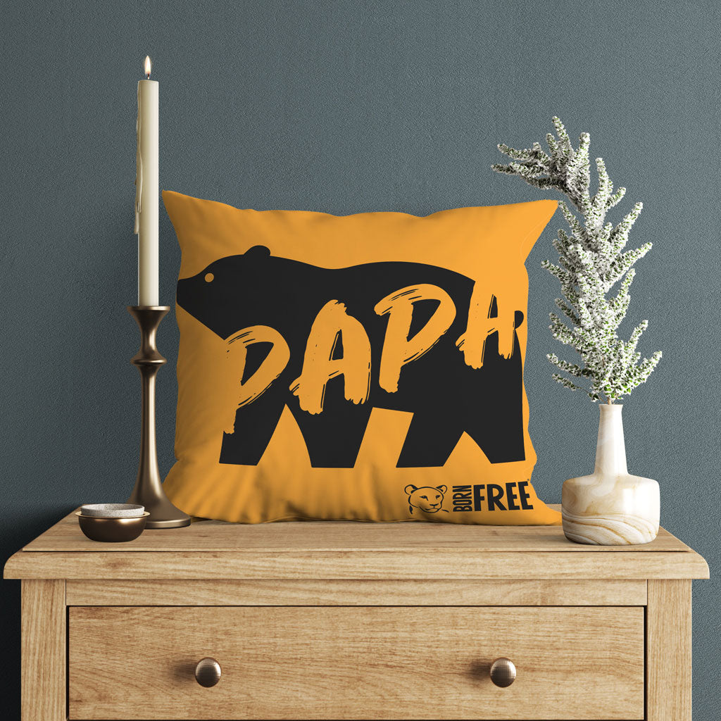 Papa Bear Organic Cushion