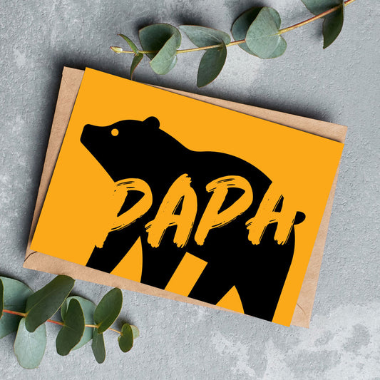 Papa Bear Greeting Cards - Pack of 6