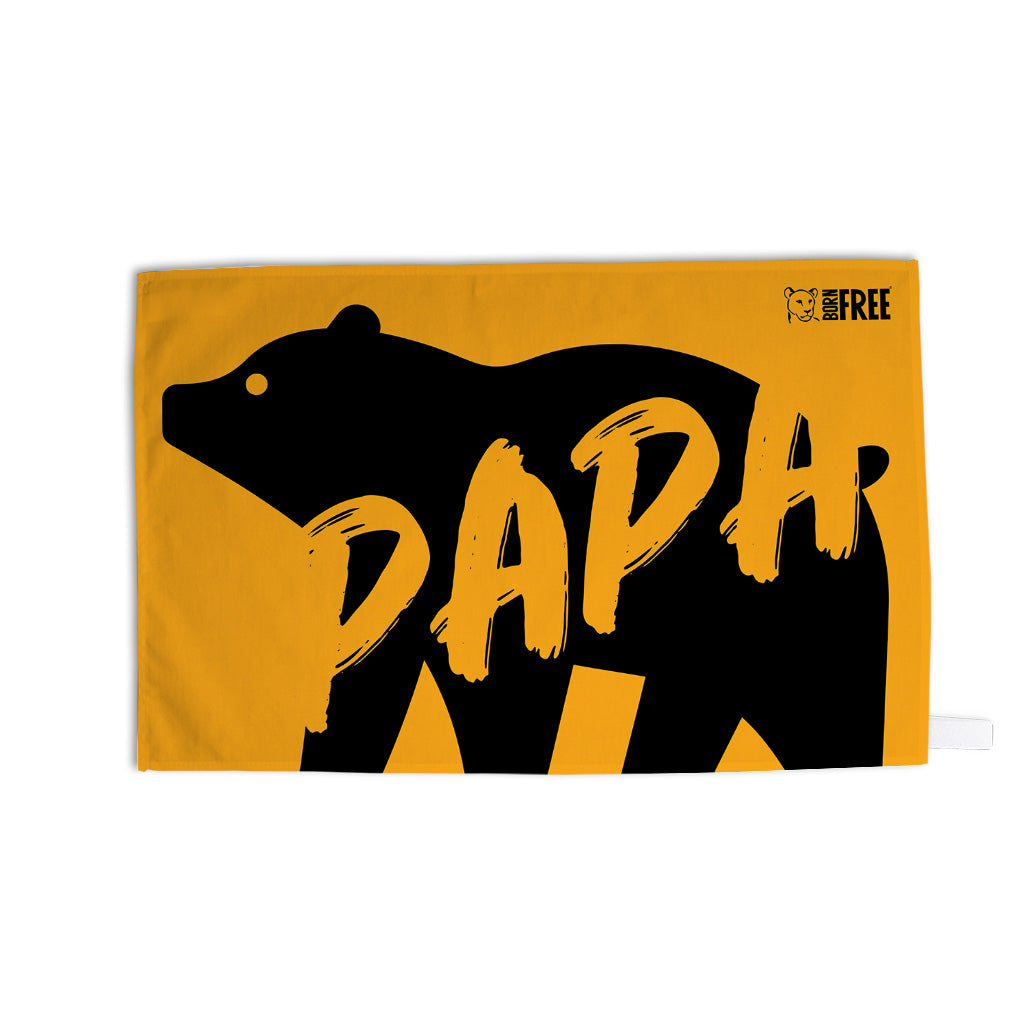 Papa Bear Organic Tea Towel