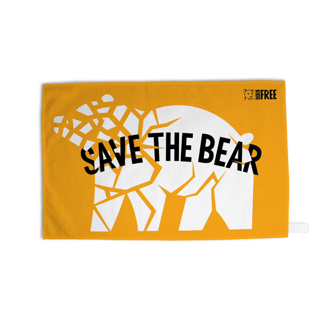 Save the Bears Organic Tea Towel
