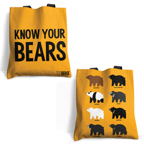 Know Your Bears Edge-to-Edge Tote Bag