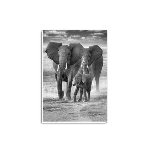 Family Ties - Elephants A5 Notepad by Richard Bernabe