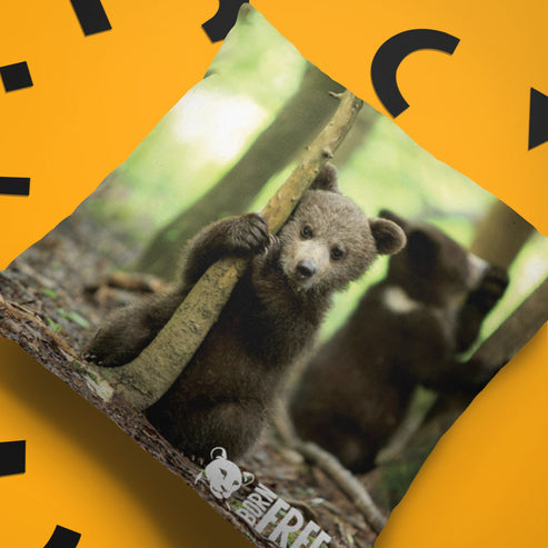 Born Free Bear Cub Organic Cushion