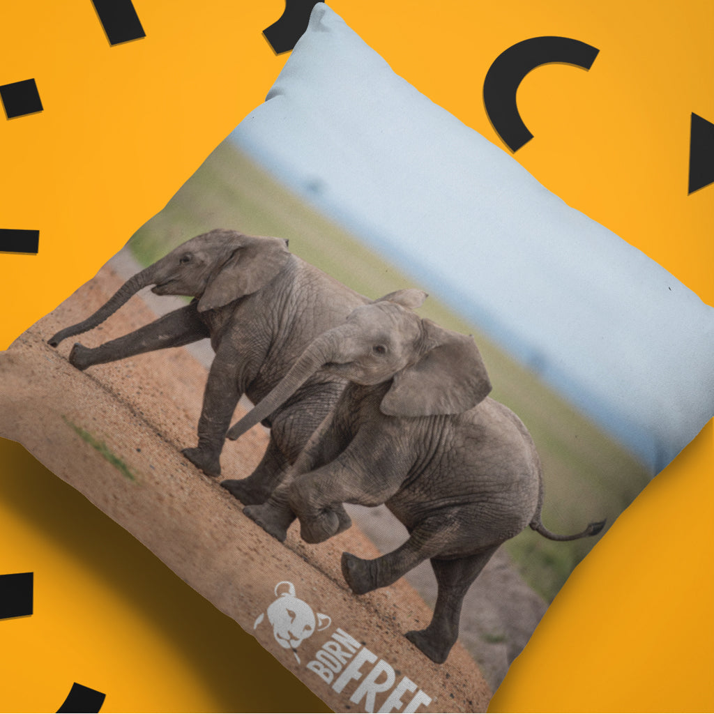 Born Free Baby Elephant Organic Cushion