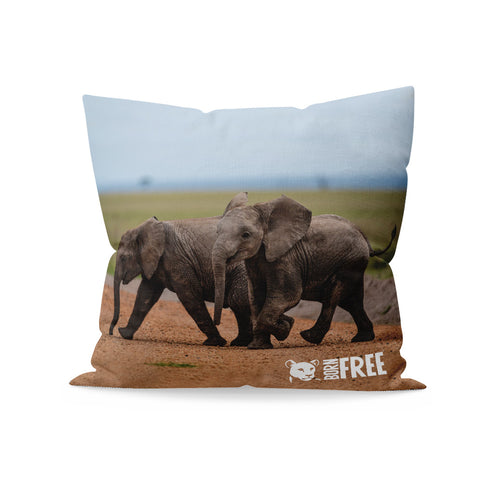 New Beginnings Elephant Calf Organic Cushion