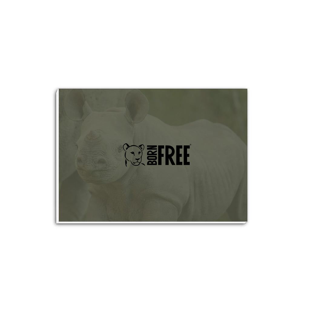 Born Free Rhino Calf A5 Notepad