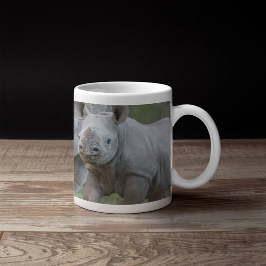 Born Free Rhino Calf Mug